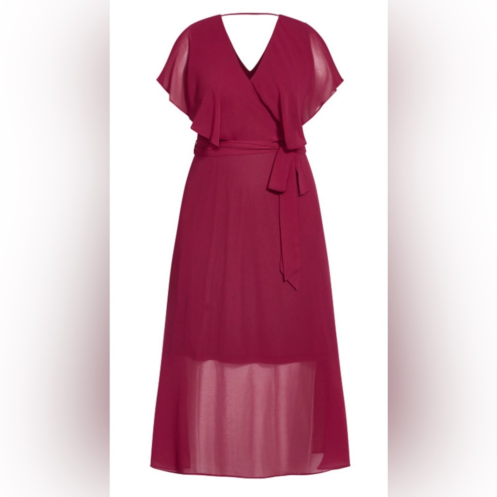 City Chic Softly Tied Dress - Picture 9 of 12